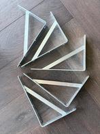 5 zware planksteunen, verzonken, 20x30 cm, Ophalen of Verzenden, Gebruikt