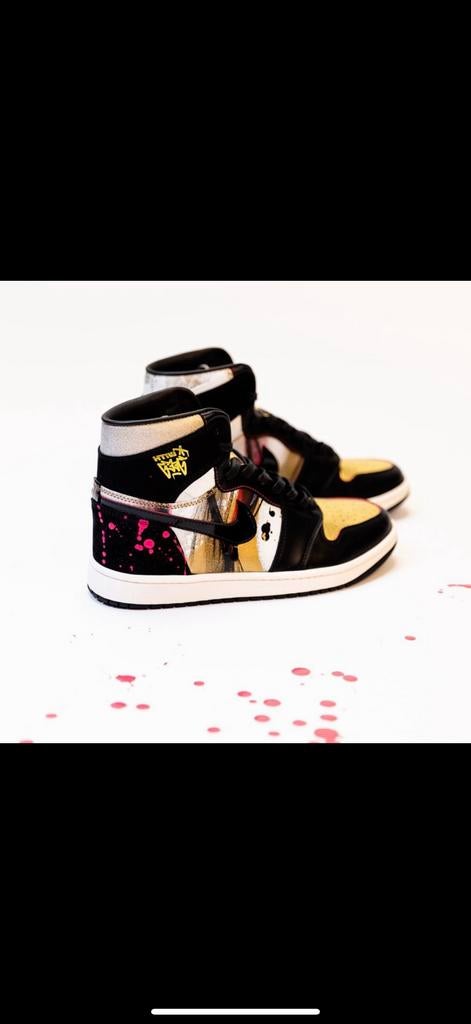 Nike Air Jordan 1 Mid x Roel van het Hof x JEEJ, Ophalen, Nieuw, Overige kleuren, Sneakers of Gympen