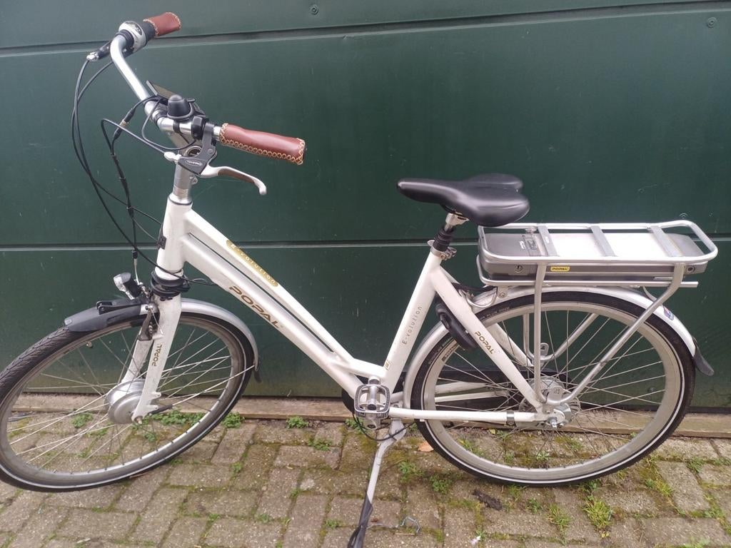Popal E-volution E-bike - Accu stopt na korte tijd, Fietsen en Brommers, Elektrische fietsen, Minder dan 30 km per accu, Gebruikt