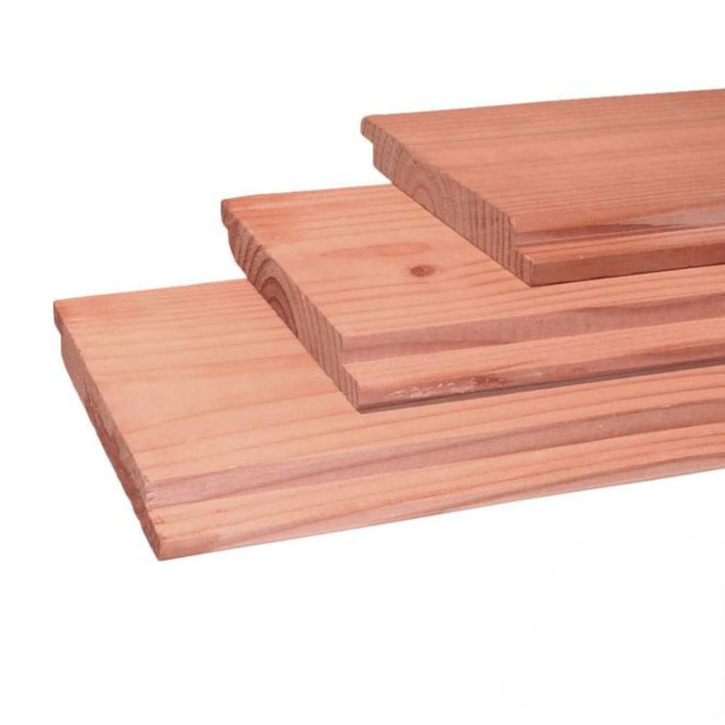 Halfhouts rabat, Douglas 18x195mm - Vanaf €12,15, Ophalen, Nieuw, 250 cm of meer, Planken