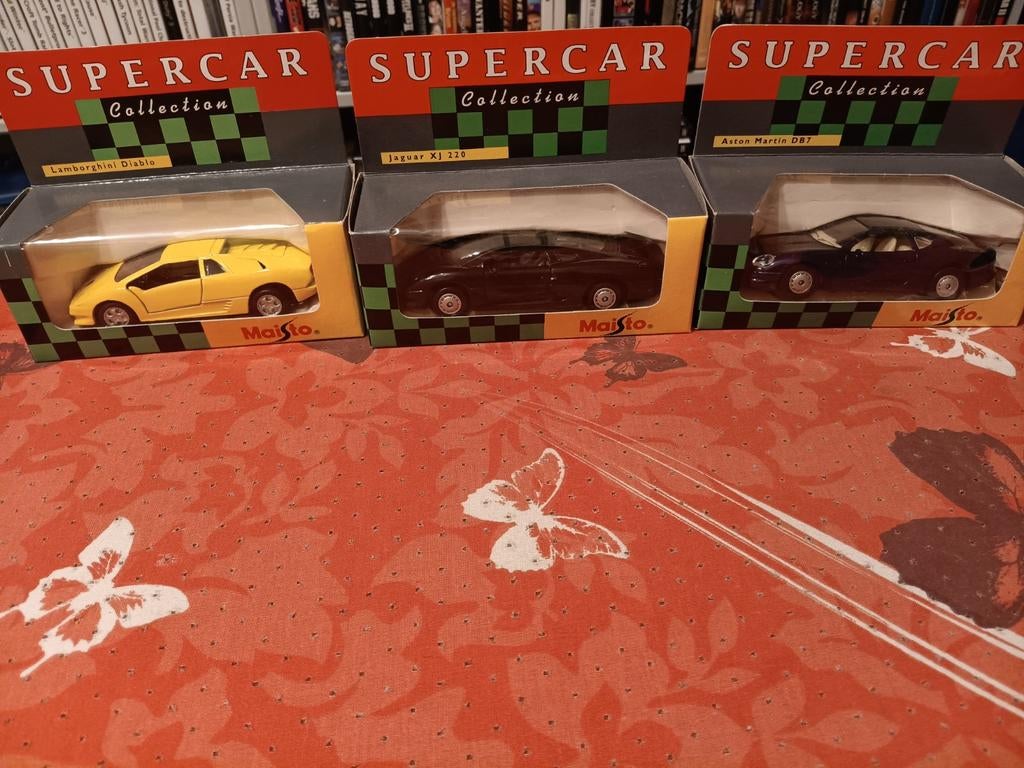 Maisto Supercar Collection - 5 Modellen, Hobby en Vrije tijd, Modelauto's | 1:43, Ophalen of Verzenden