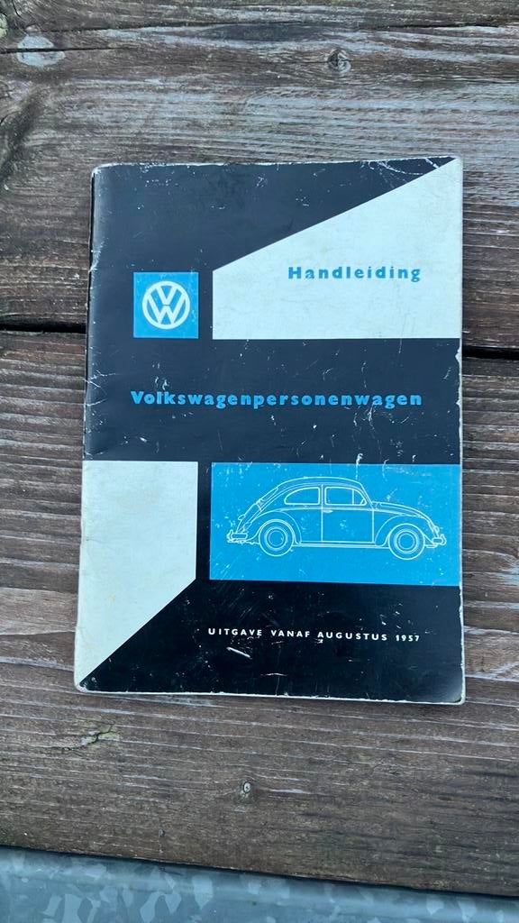 Vw kever handleiding vanaf augustus 1957, Ophalen of Verzenden