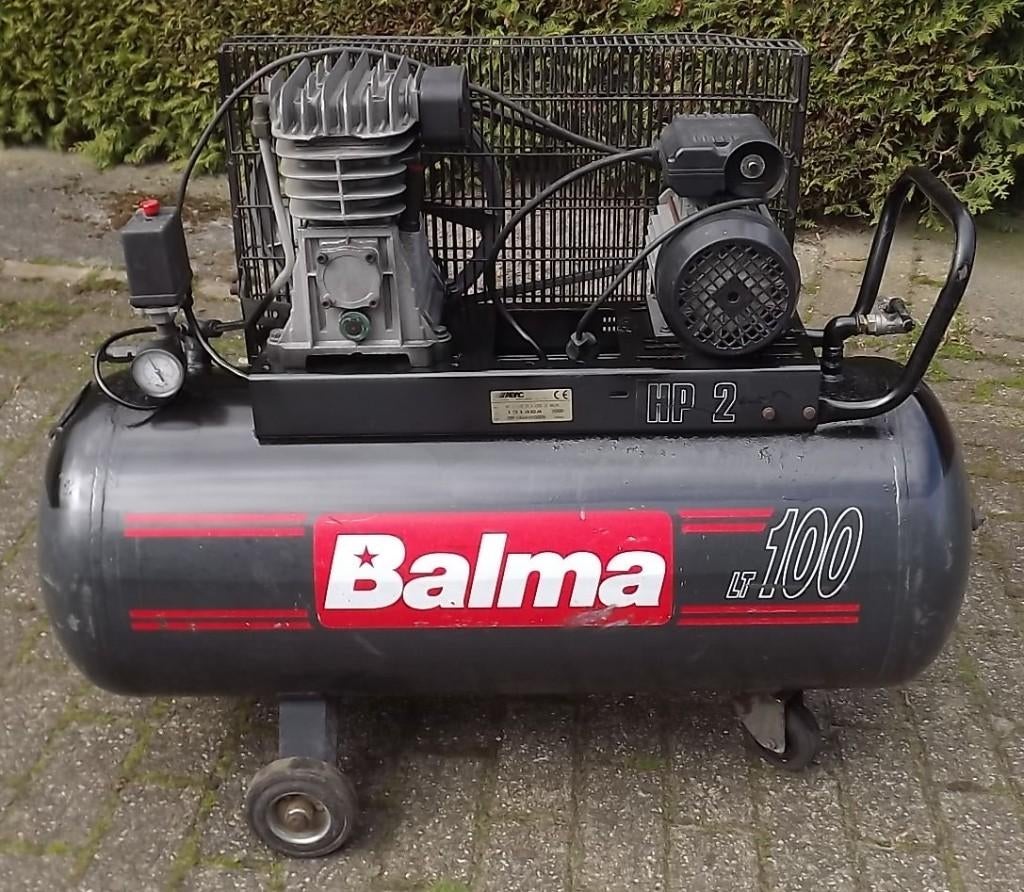 Compressor, Balma compressor., Ophalen, Zo goed als nieuw, Minder dan 200 liter/min, Mobiel
