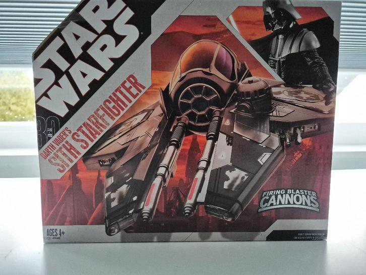 Star Wars TAC Darth Vader's Sith Starfigther, Verzamelen, Star Wars, Nieuw, Actiefiguurtje, Ophalen of Verzenden