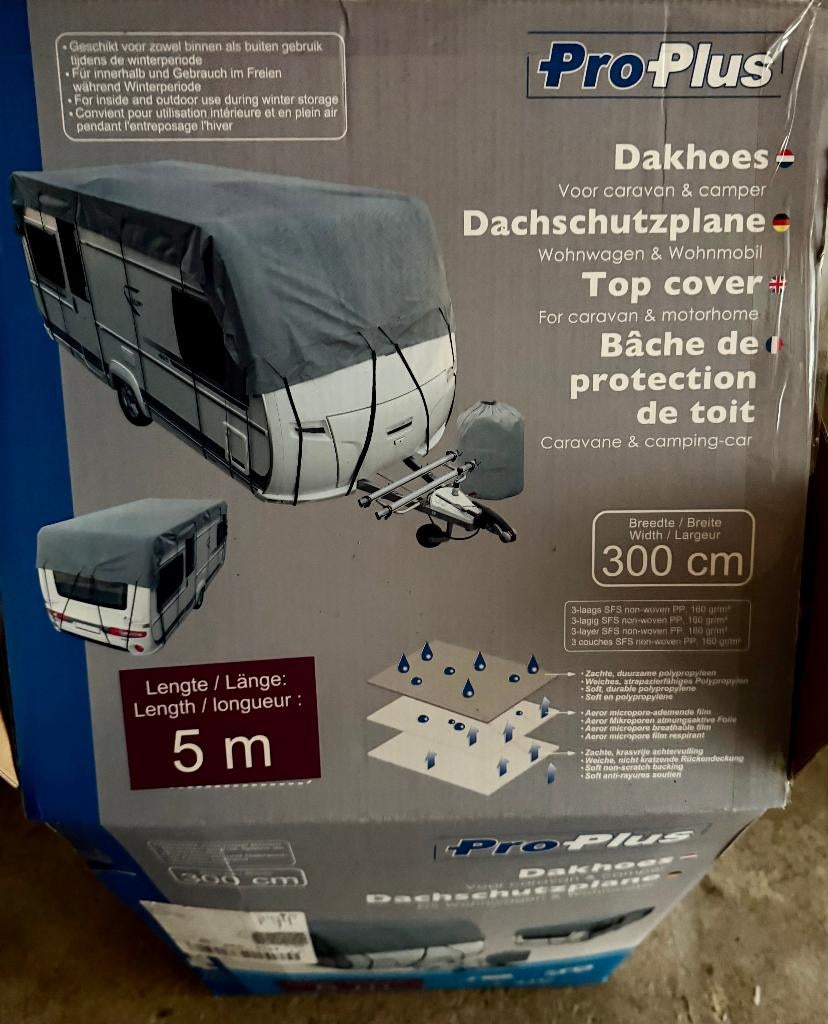 ProPlus caravan dakhoes 5 meter – nieuw en ongebruikt, Caravans en Kamperen, Ophalen, Nieuw