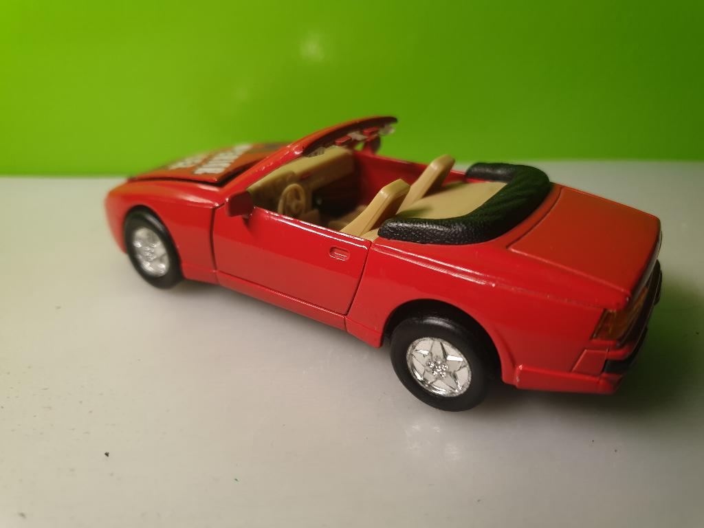 Welly - Porsche 944 Cabriolet [rood] 1/36, Ophalen of Verzenden, Gebruikt, Auto