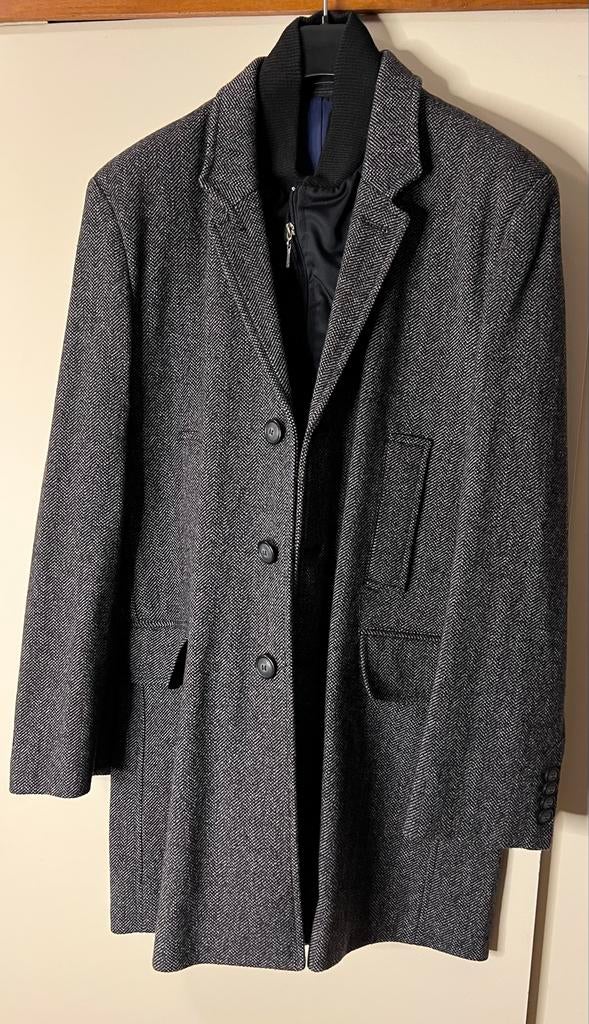 Tailor & Son Gevoerde Merino Colbert Jas Maat 52 nieuw, Verzenden, Nieuw, Maat 52/54 (L), Grijs