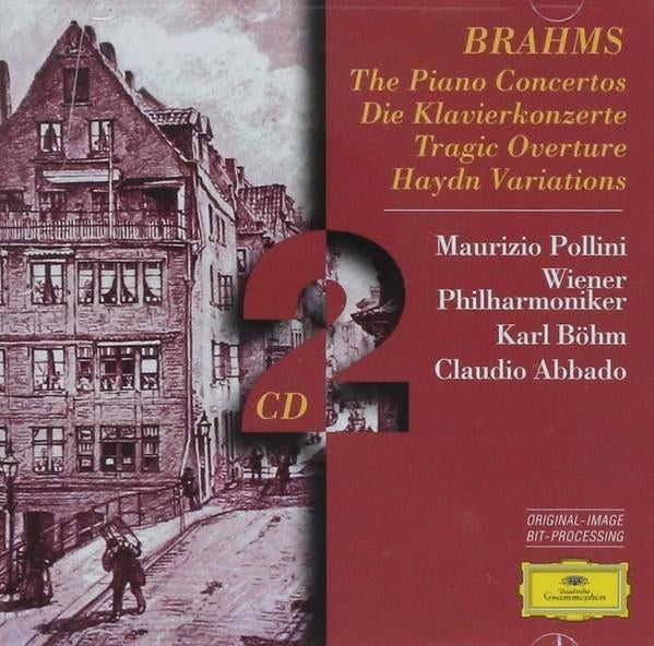 Brahms– Maurizio Pollini The Piano Concertos dubbel CD, Ophalen of Verzenden, Romantiek, Gebruikt, Orkest of Ballet