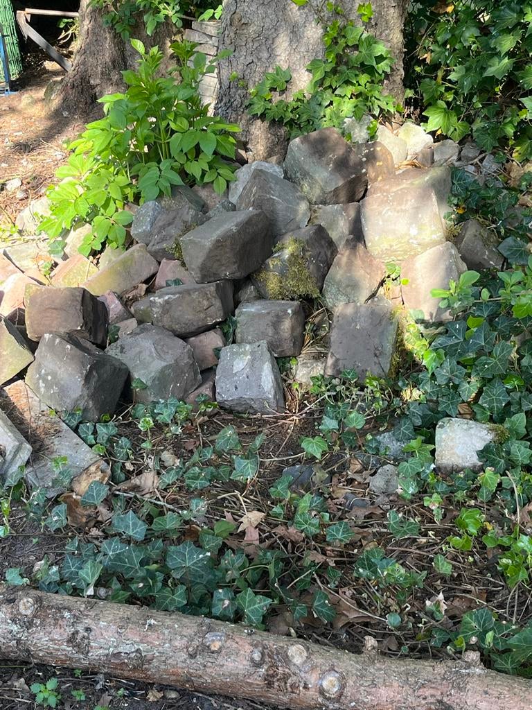 T.e.b Basalt keiien - Ideaal voor tuinen, Gebruikt, Ophalen of Verzenden, Kei, Basalt