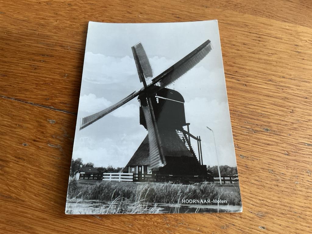 1167 molen Hoornaar, Verzamelen, Ansichtkaarten | Nederland, Ophalen of Verzenden