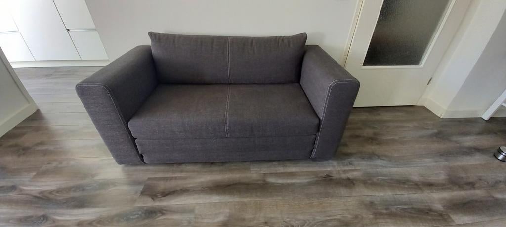 Slaapbank grijs, Ophalen, Modern, Compact, Gebruikt, Minder dan 75 cm