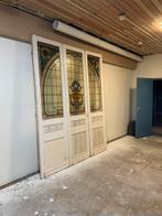 Antieke glas-in-lood deuren, Ophalen, Glas in lood