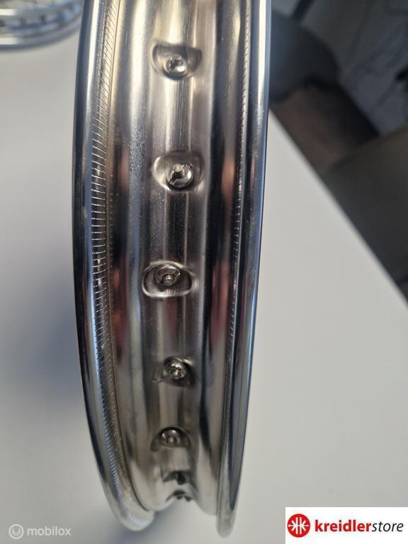 Kreidler RS wielenset met 160 mm imitatie Leleu naven, Nieuw, Kreidler, Ophalen of Verzenden, Kreidler