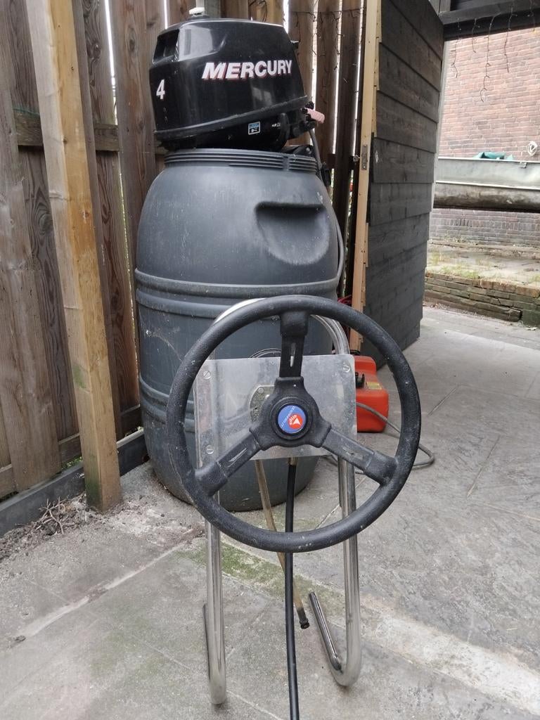 Stuurconsole voor boot - Compleet met stuur en kabel, Watersport en Boten, Ophalen, Gebruikt, Overige typen