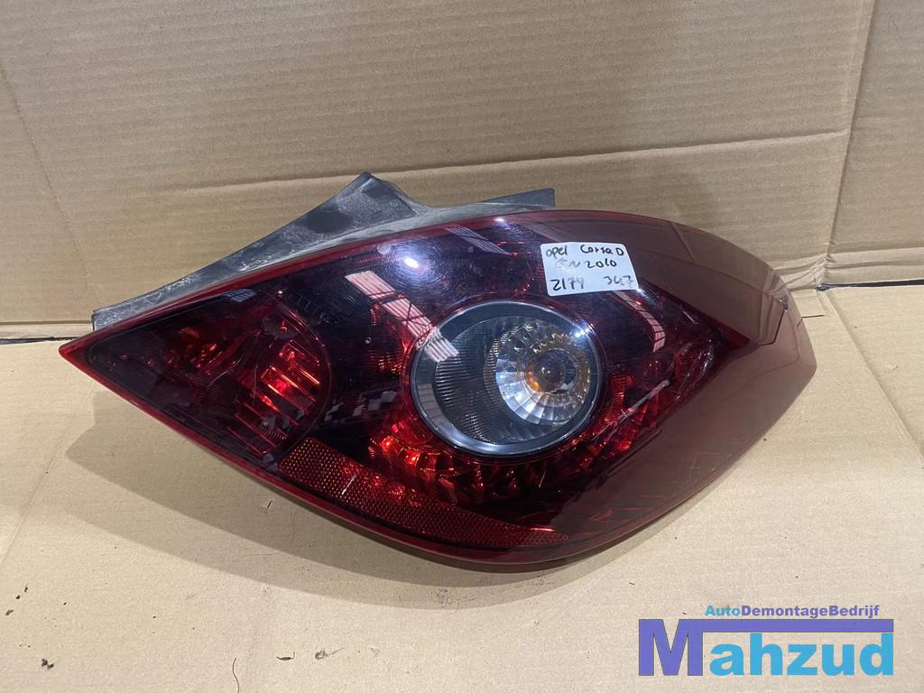 OPEL CORSA D 3 DEURS rechts achterlicht Right backlight UK E, Gebruikt, Opel Automobile GmbH, Ophalen of Verzenden, Kontakt@opel-infoservice.de