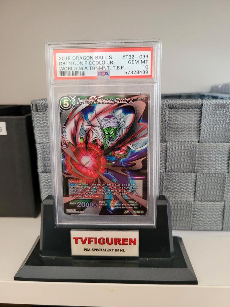 PSA 10 Dragon Ball Super Destined Conclusion Piccolo Jr., Ophalen of Verzenden, Zo goed als nieuw, Losse kaart