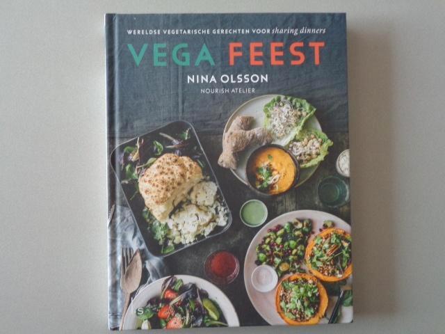 Vega Feest - Nina Olsson / Wereldse vegetarische gerechten, Boeken, Kookboeken, Gelezen, Voorgerechten en Soepen, Hoofdgerechten