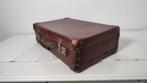 K613 VINTAGE jaren 40 koffer van geperst karton klein model, Overige materialen, Gebruikt, Onbekend, Minder dan 50 cm