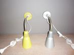 2 leuke wandlampen: grijs en pistache, Ophalen of Verzenden, Huis en Inrichting