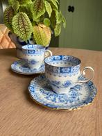 2 Seltmann Weiden kop en schotels blauw, Gebruikt, Ophalen of Verzenden, Overige stijlen, Kop(pen) en/of Schotel(s)