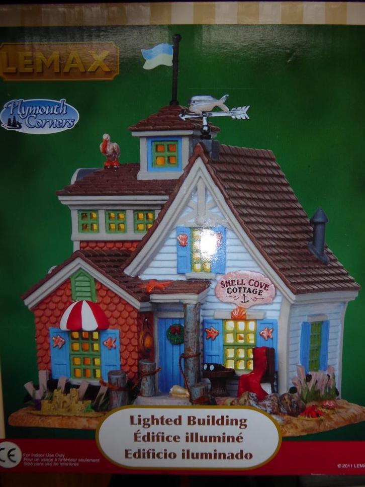 Lemax item  - Shell cove cottage -  ik ruim op, Diversen, Kerst, Nieuw, Ophalen of Verzenden