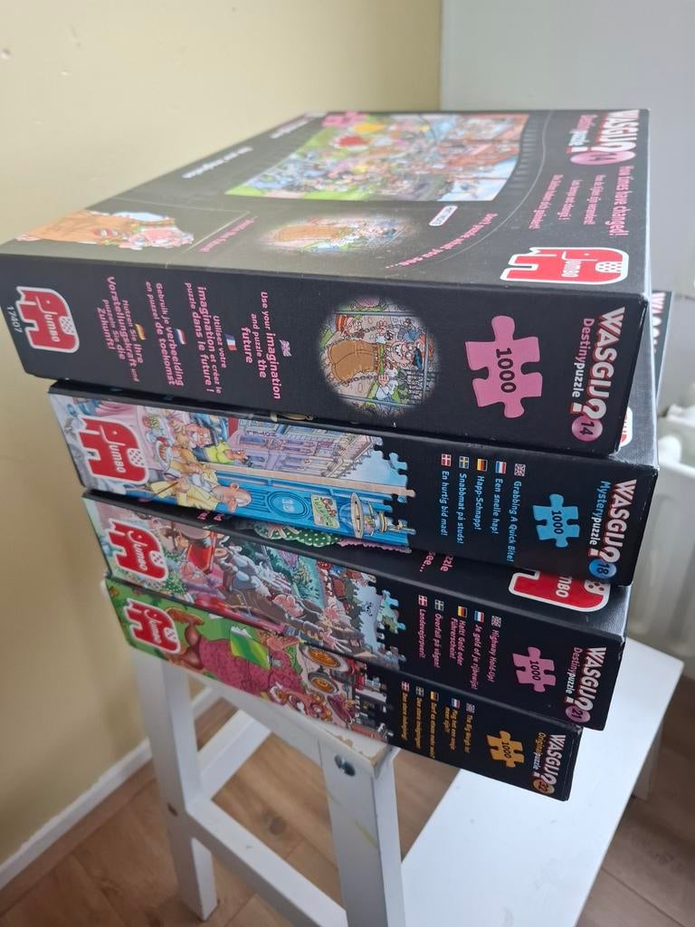 Diverse puzzels Wasgij, Ophalen of Verzenden, 500 t/m 1500 stukjes, Zo goed als nieuw