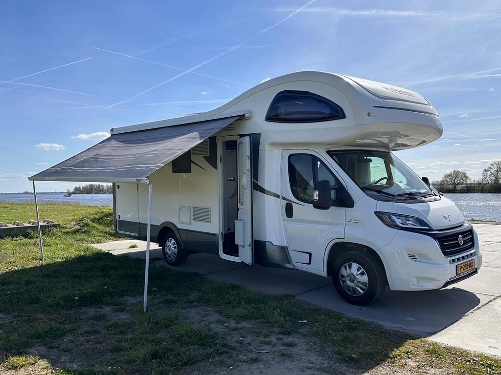 Mobilvetta KEA M78 2015  Luxe - Comfort - Compleet  2 xAirco, Caravans en Kamperen, Campers, Alkoof, Ringverwarming, Fiat, Afzuigkap