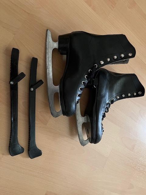 Zwarte kunstschaatsen maat 38, Sport en Fitness, Schaatsen, Overige merken, Gebruikt, Ophalen of Verzenden, Kunstschaatsen