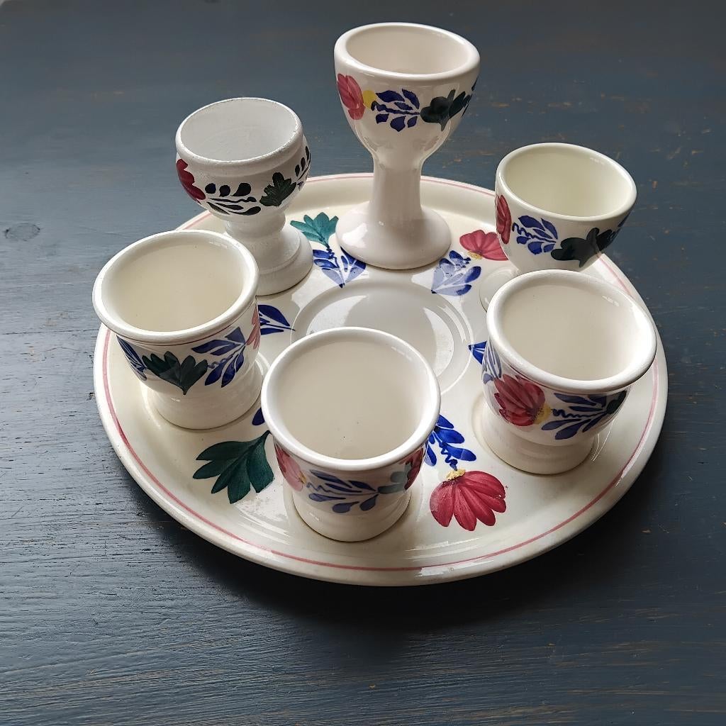 Eierdoppen schaal met eierdoppen, Ophalen of Verzenden