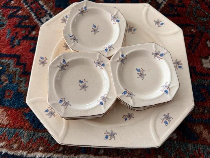 Set van Mosa Maastricht bonbon schaaltjes en schaal, Antiek en Kunst, Antiek | Keramiek en Aardewerk, Ophalen of Verzenden