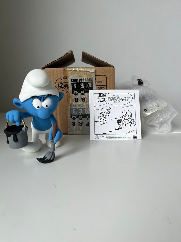 Fariboles Schtroumpf du Nord - 198/500 met certificaat, Ophalen of Verzenden, Zo goed als nieuw, Overige Smurfen, Poppetje, Figuurtje of Knuffel