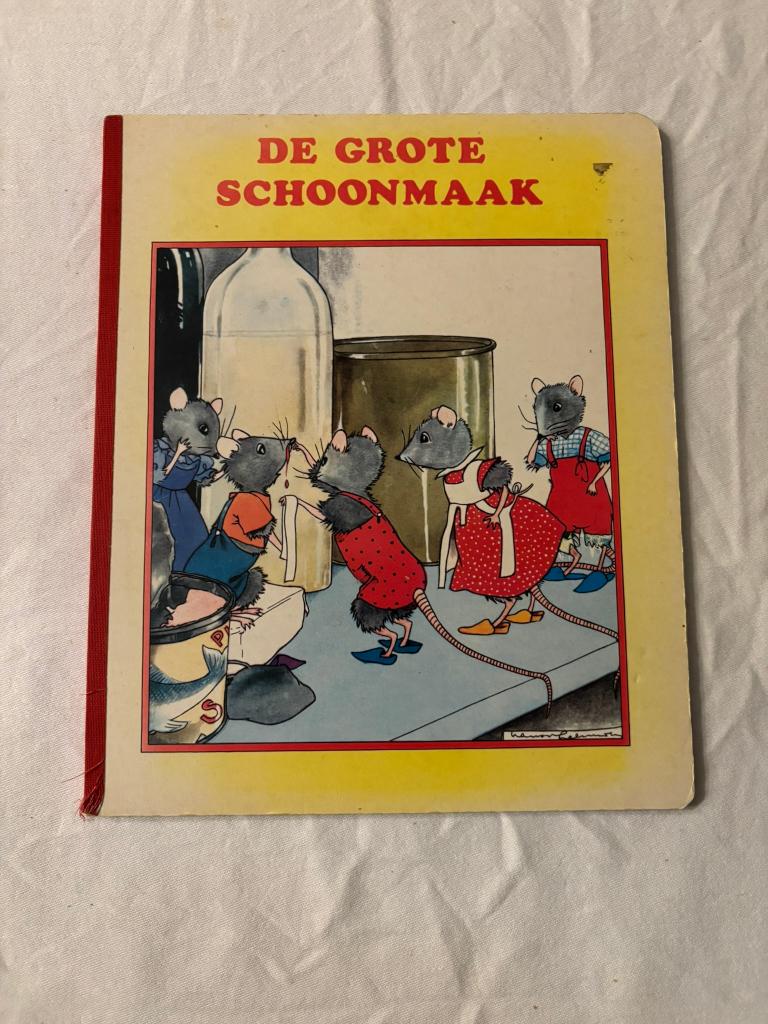 De grote schoonmaak - kinderboek nans van leeuwen karton!, Ophalen of Verzenden, Gelezen, Nans van Leeuwen, Fictie algemeen