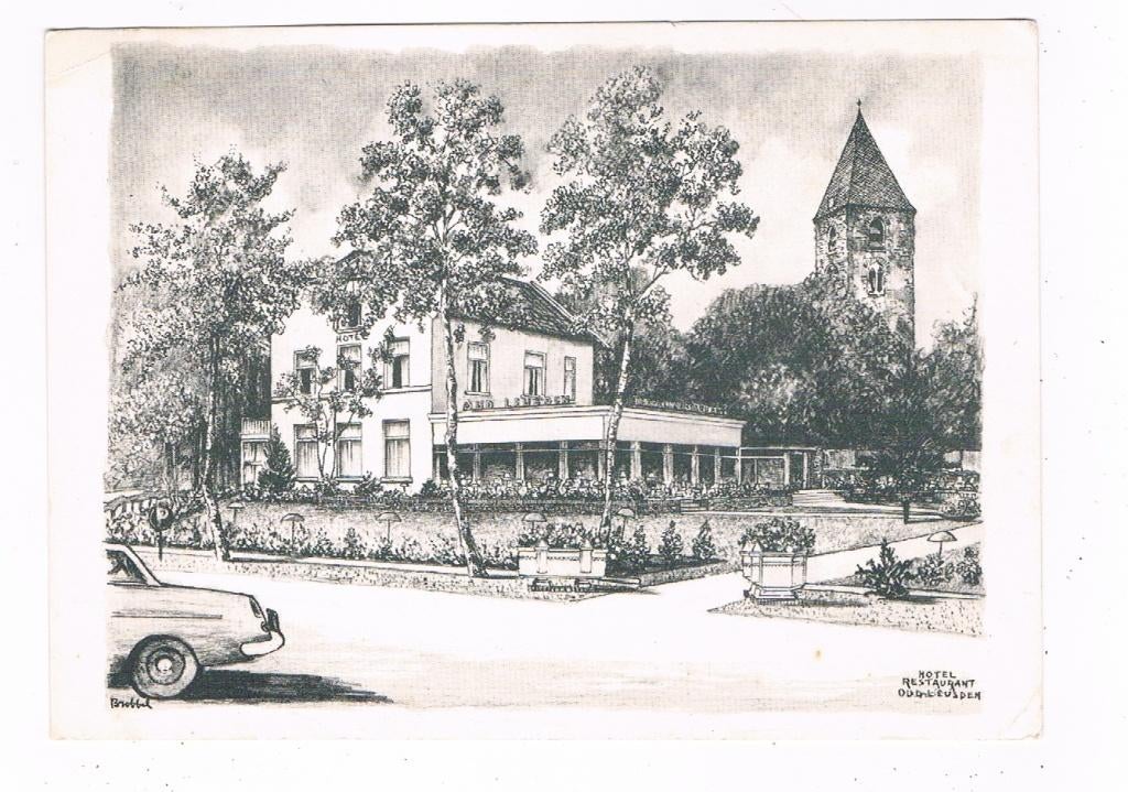 7 / LEUSDEN : Hotel-Cafe-Rest- Oud-Leusden, Verzamelen, Ansichtkaarten | Nederland, Verzenden, 1960 tot 1980, Gelopen, Utrecht