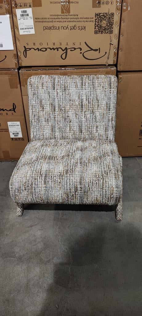Richmond Interiors chair Lexi greige coco | Nieuwprijs €694, Huis en Inrichting, Minder dan 50 cm, Nieuw, Ophalen of Verzenden