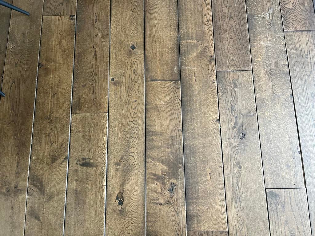 massieve eiken vloer, Ophalen, Gebruikt, Vloerdelen of -planken, 10 m² of meer