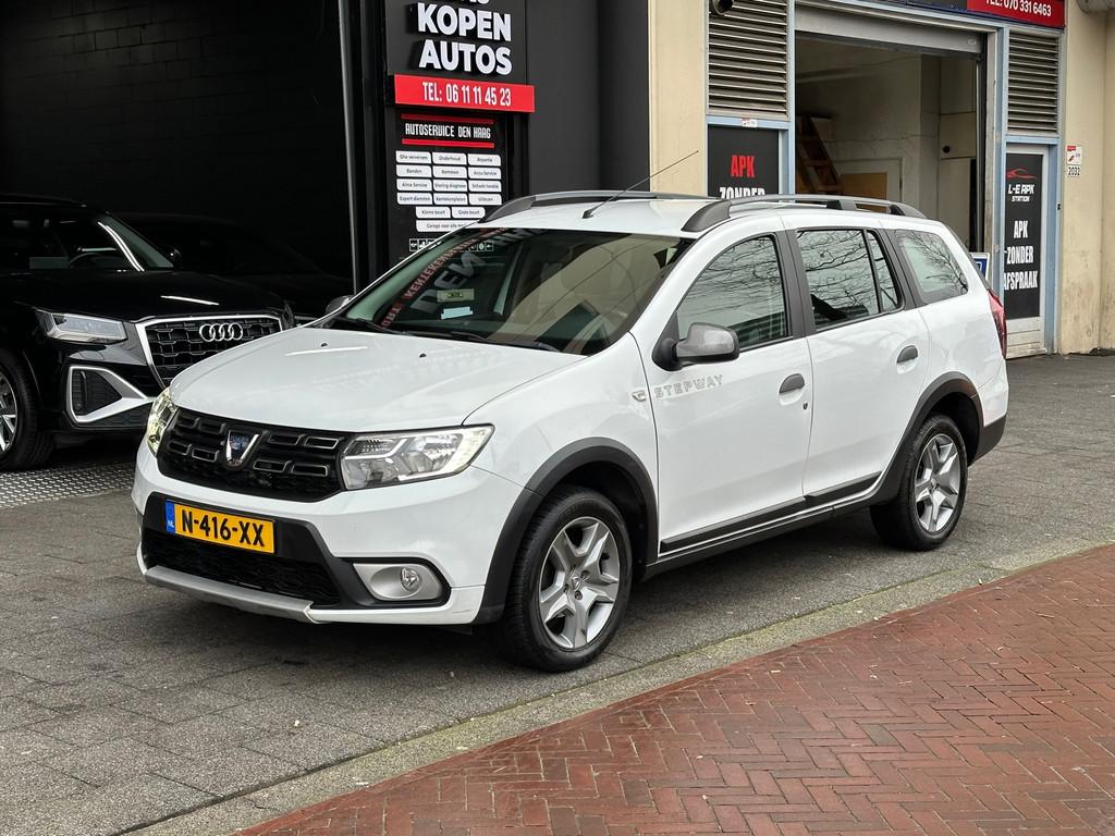 Dacia Logan MCV 0.9 TCe Stepway Navi Airco Camera PDC, Auto's, Dacia, Voorwielaandrijving, 898 cc, Stof, Gebruikt