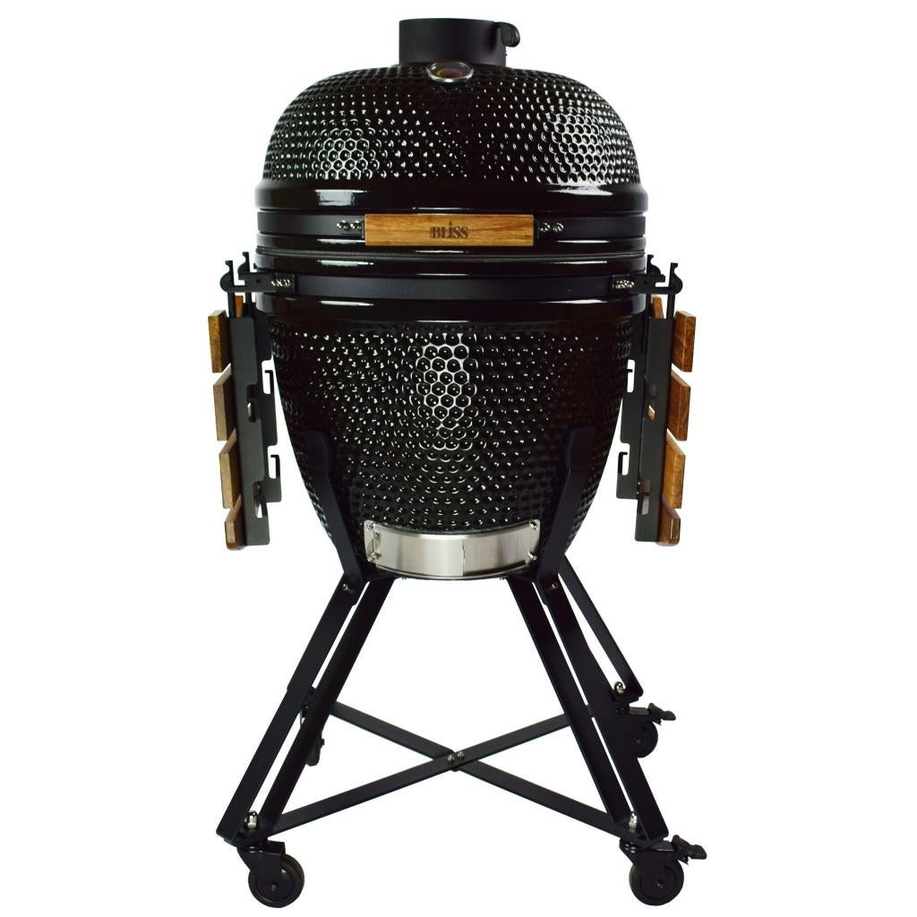 BLISS 21 Kamado – Laatste model uit de vorige serie, Tuin en Terras, Houtskoolbarbecues, Info@bliss-holten.com, Met accessoires
