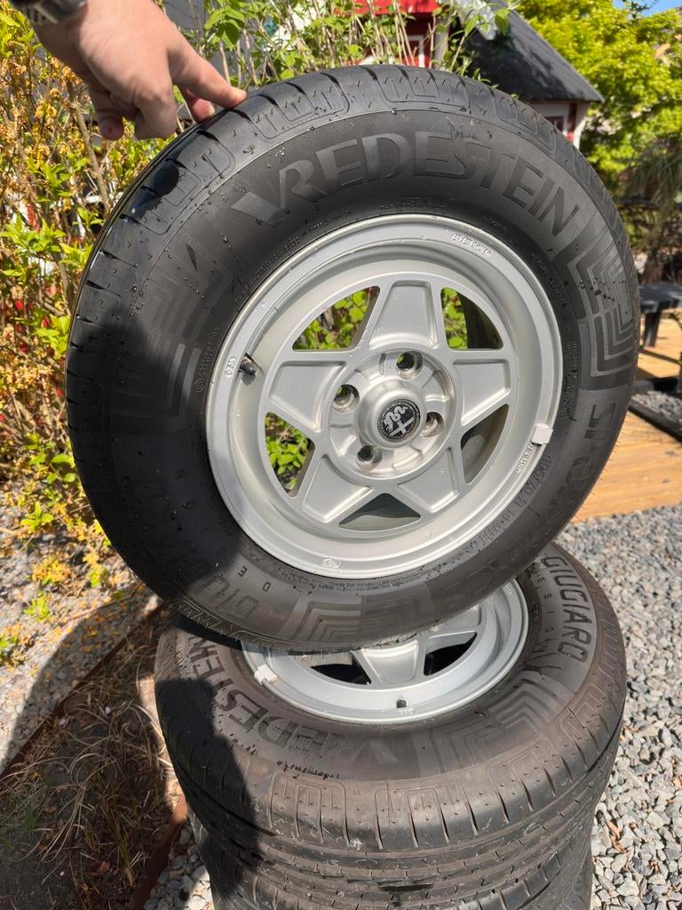 Alfa-Romeo GT Bertone velgen, Ophalen, 14 inch, Gebruikt, Velg(en)