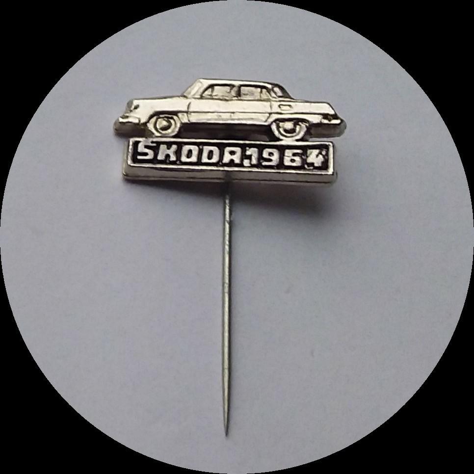 SKODA 1964 speldje, Ophalen of Verzenden, Zo goed als nieuw, Transport, Speldje of Pin