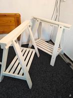 2 Ikea schragen voor een bureau., Huis en Inrichting, Bureaus, Ophalen, Gebruikt, Bureau