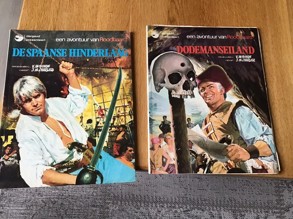 2 spannende avonturen van Roodbaard van Dargaud, Boeken, Meerdere stripboeken, Ophalen of Verzenden, Gelezen