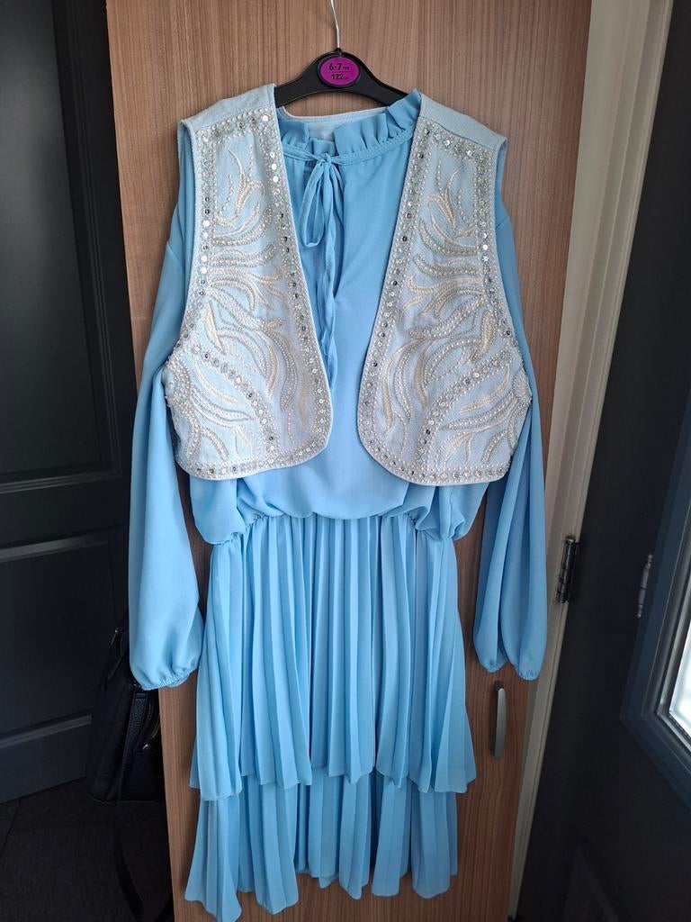 Blauwe jurk maat 164, Ophalen, Nieuw, Jongen of Meisje, Broek