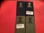 2 sets rangen van de KLU, Ophalen of Verzenden, Luchtmacht, Nederland, Embleem of Badge