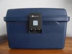 Blauwe beautycase Delsey met cijferslot, Gebruikt, Blauw, Met slot, Ophalen of Verzenden