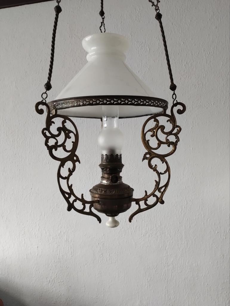 Olielampje antiek en geheel origineel werkend, Ophalen