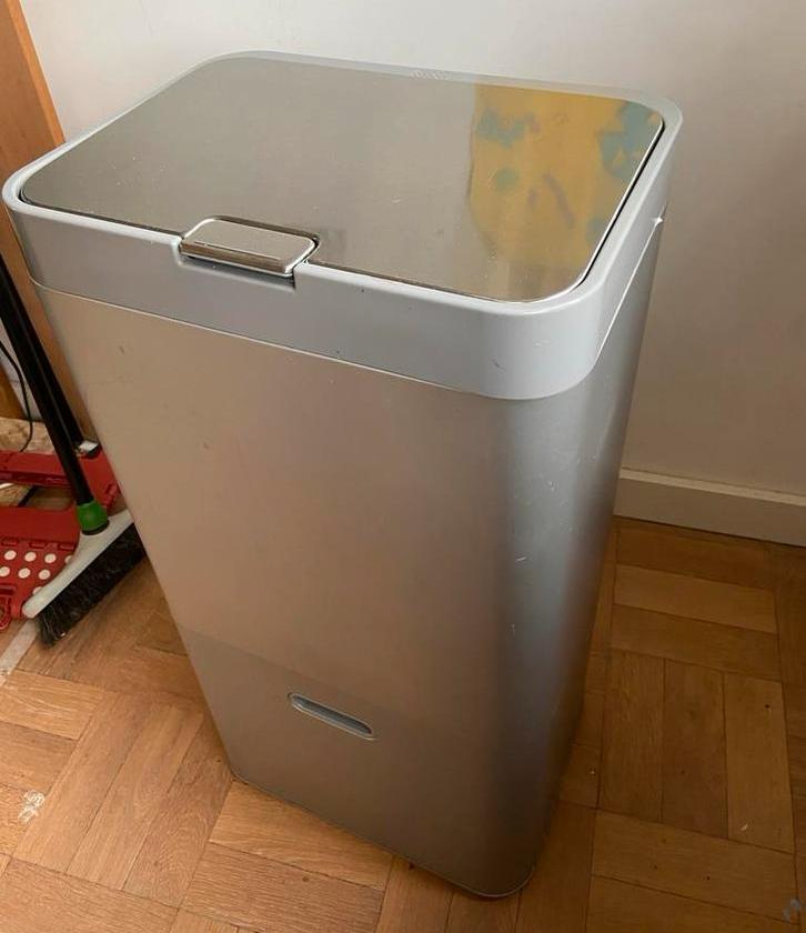 GRAAG WEG Afvalbak Totem Joseph Joseph grijs, Ophalen, Gebruikt, 40 liter of meer, Metaal