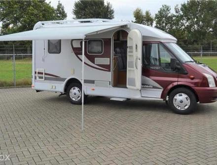 Ford Dethleffs camper, Caravans en Kamperen, Campers, Particulier, tot en met 2, Half-integraal, Ford, Ford, Diesel, Handgeschakeld