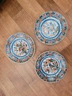 Set van 3 Makkum aardewerk borden, Ophalen of Verzenden