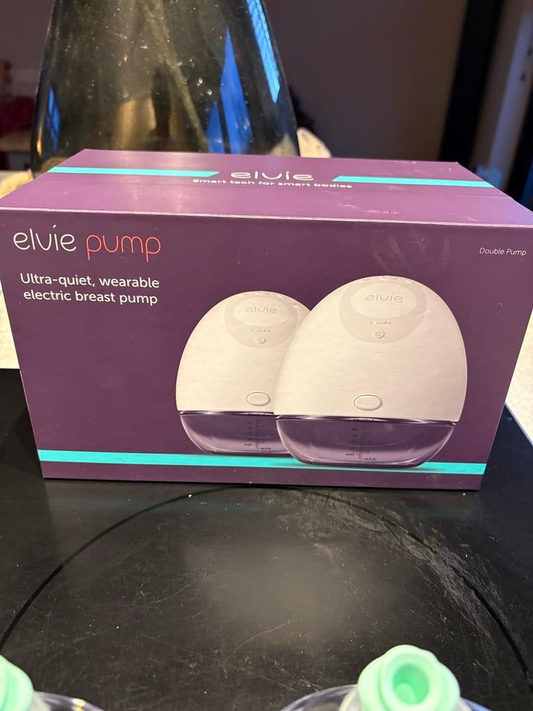 Elvie dubbele elektrisch borstkolf, zo goed als nieuw, Kinderen en Baby's, Babyvoeding en Toebehoren, Ophalen, Zo goed als nieuw