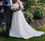 2-delige trouwjurk off-white, maat 42/44., Trouwjurk, Overige kleuren, Ophalen of Verzenden, Onbekend